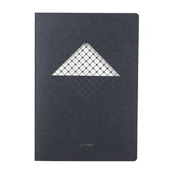 Black notebook A5 - Louvre Pyramide