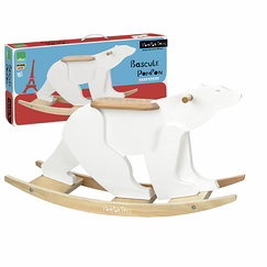 Polar Bear Children's Rocker - François Pompon - Pompon Toys