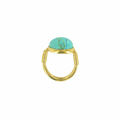Scribe's Ring with Scarab