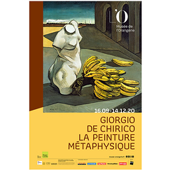 Exhibition poster - Giorgio de Chirico. Metaphysical painting
