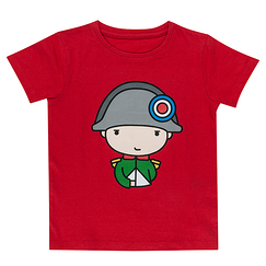 Red T-shirt for children Napoleon