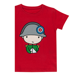 T-Shirt Enfant Napoléon Rouge