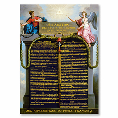 Declaration of the Rights of Man and of the Citizen Poster