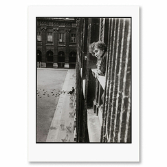 Pierre Jahan - Colette at the window of her appartment at the Palais Royal Poster