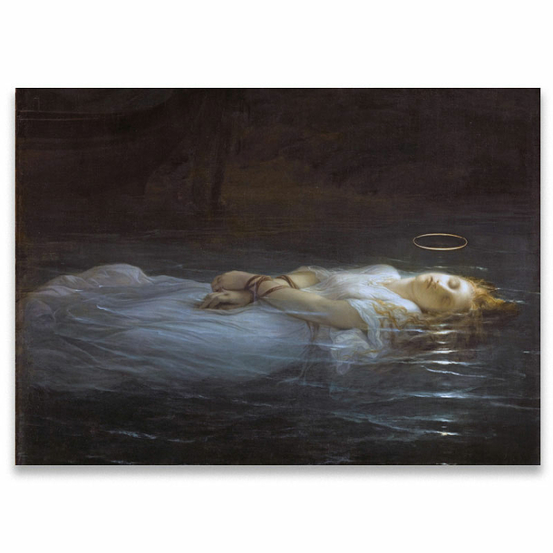 Paul Delaroche - The young martyr Poster