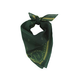Square scarf Napoleon Emblems - Green