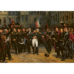 Montfort Postcard - napoleon's Adieux to the Old Guard