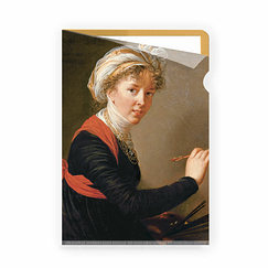Clear File Vigée Le Brun - Self-portrait of the Artist Painting the Portrait of Empress Elizaveta Alexeevna