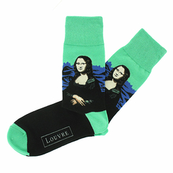 Green Socks Mona Lisa for man - 12-17 - Musée du Louvre