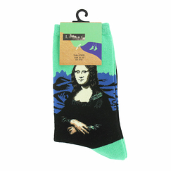 Green Socks Mona Lisa for woman - 8-13