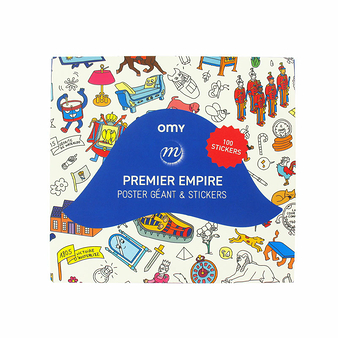 Poster géant à décorer et stickers Premier Empire