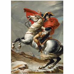 Poster Jacques-Louis David - Bonaparte crossing the Great St Bernard Pass