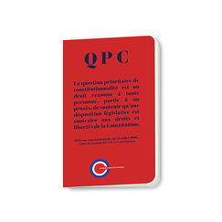 Small notebook QPC - Constitutional Council