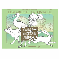 Les fables de La Fontaine et Gustave Doré - Cahier de dessin animé
