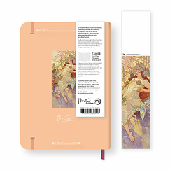 Notebook with elastic Alphonse Mucha - Autumn