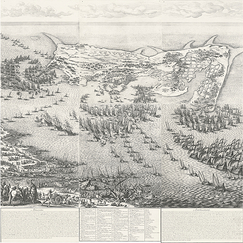 Le siège de l'île de Ré, en 1627 - Jacques Callot