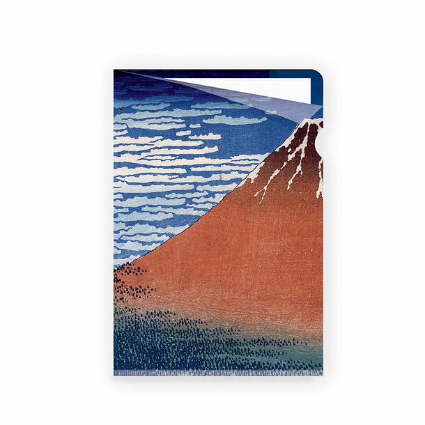 Clear-file A4 Katsushika Hokusai - Red Fuji
