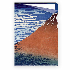 Clear File Hokusai - Red Fuji