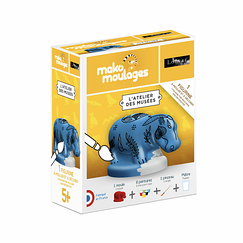 Figurine for moulding and decorating Hippopotamus - Mako Moulages