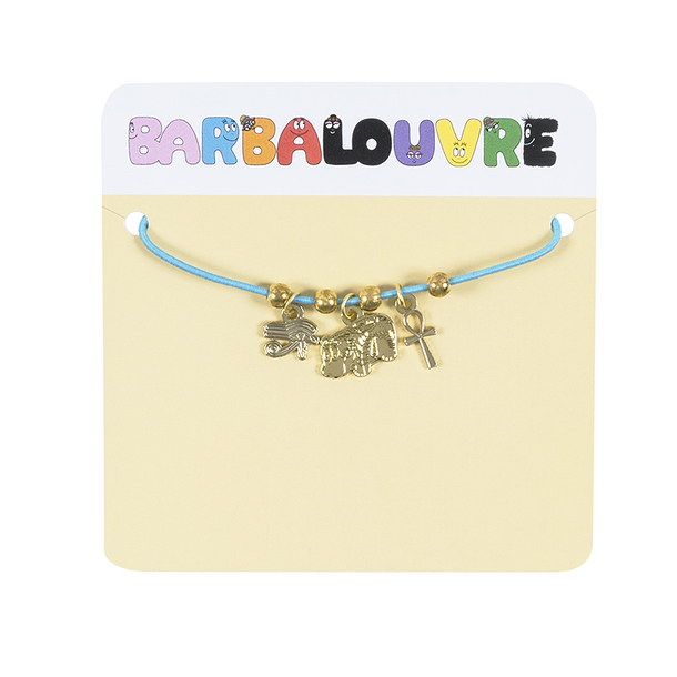 BarbaLouvre - Bracelet ajustable avec Charm's Barbibul
