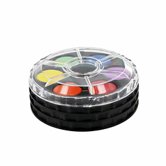 Watercolor round trays - Set of 3