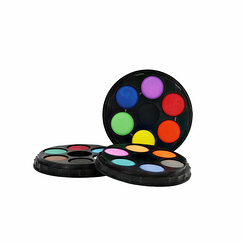 Watercolor round trays - Set of 3