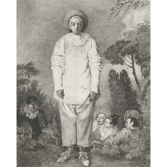 Pierrot, formerly known as Gilles - Jean-Antoine Watteau