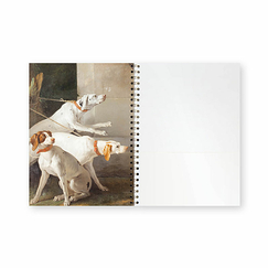 Cahier à spirale Jean-Baptiste Oudry - Trois chiens et une antilope