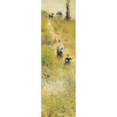 Bookmark Renoir - Path Leading Through Tall Grass
