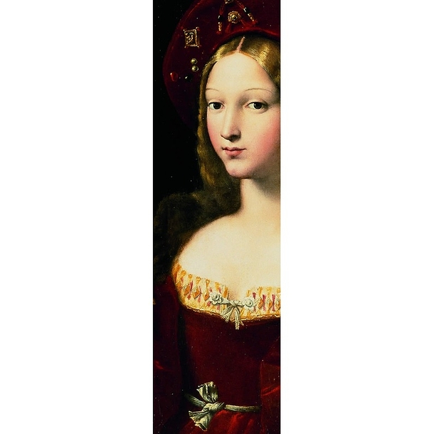 Marque page "Portrait de Doña Isabel de Requesens, vice-reine de Naples, dit autrefois portrait de Jeanne d'Aragon"