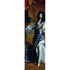 Marque page "Louis XIV en grand costume royal (détail)"