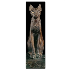 Bookmark "La déesse chatte Bastet (détail)"