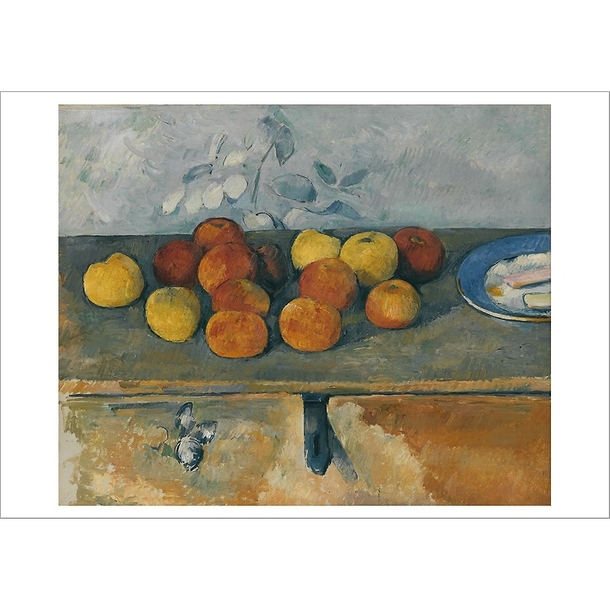 Postcard Cézanne - Apples and Biscuits