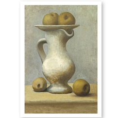Postcard Picasso - Still Life with Pitcher and Apples