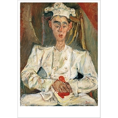 Postcard Soutine - The Pastry Chef (Baker Boy)