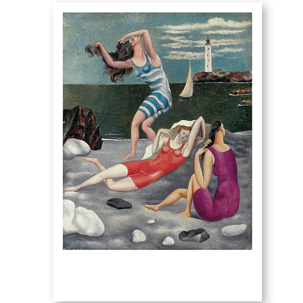 Carte postale "Les baigneuses"