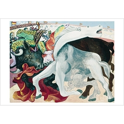 Carte postale "Corrida : la mort du torero"