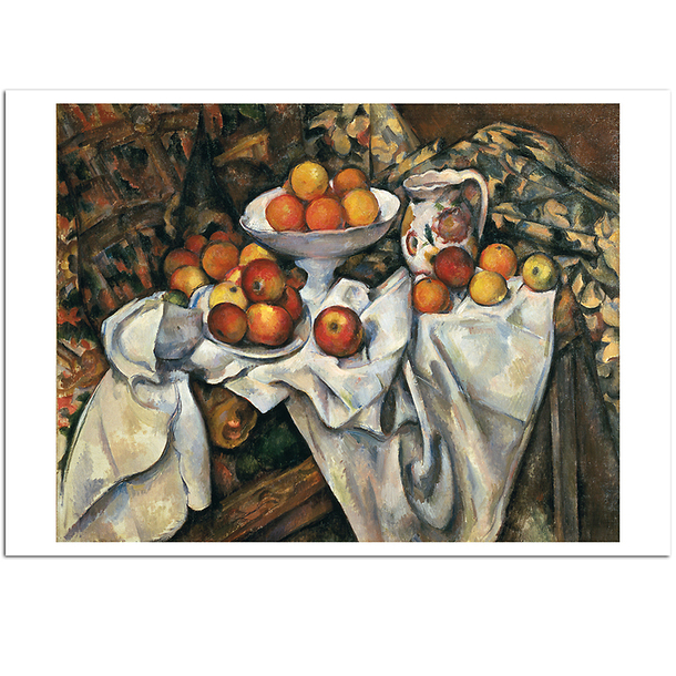 Postcard Cézanne - Apples and Oranges