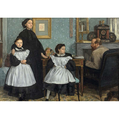 Degas Postcard - The Bellelli Family