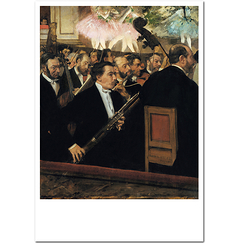 Postcard Degas - The Orchestra at the Opera