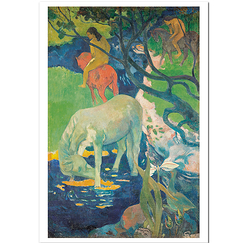 Postcard Gauguin - The White Horse