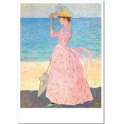 Carte postale Maillol - La femme à l'ombrelle