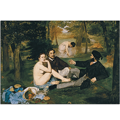 Postcard Manet - The Luncheon on the Grass