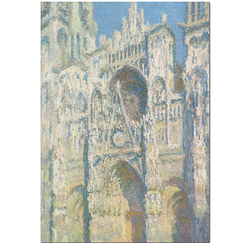 Postcard "La cathédrale de Rouen. Le portail et la tour Saint-Romain, plein soleil"