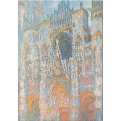 Carte postale "La cathédrale de Rouen. Le portail, soleil matinal"