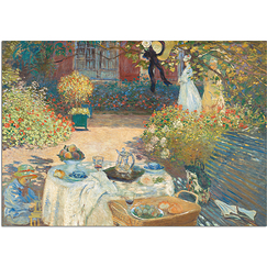 Carte postale Monet - Panneau décoratif, dit aussi Le Déjeuner