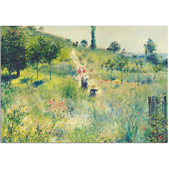 Carte postale "Renoir - Chemin montant dans les hautes herbes"