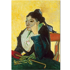 Postcard van Gogh - Portrait of Madame Ginoux (L'Arlesienne)