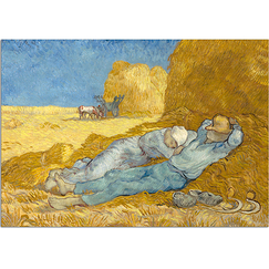 Postcard van Gogh - The Siesta (after Millet)