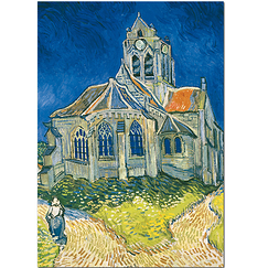 Postcard van Gogh - The Church in Auvers-sur-Oise, View from the Chevet